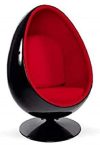 Notre test de GIOVANNI MARCHESI Fauteuil Oeuf & Egg Design, 140 cm de Hauteur Pied Compris 80 cm Profondeur d&rsquo;assise 70 cm Largeur